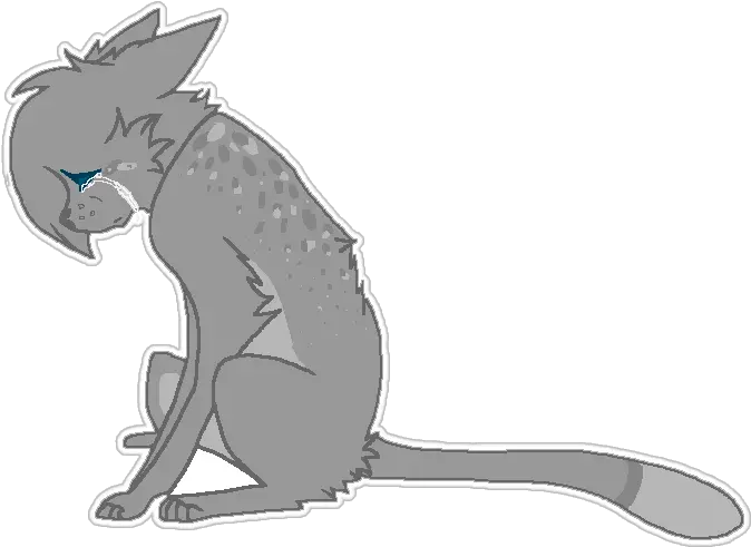 Download Oh Yea Warrior Cat Crying Warrior Cats Sad Cat Warrior Cats Ashfur Sad Png Sad Cat Png