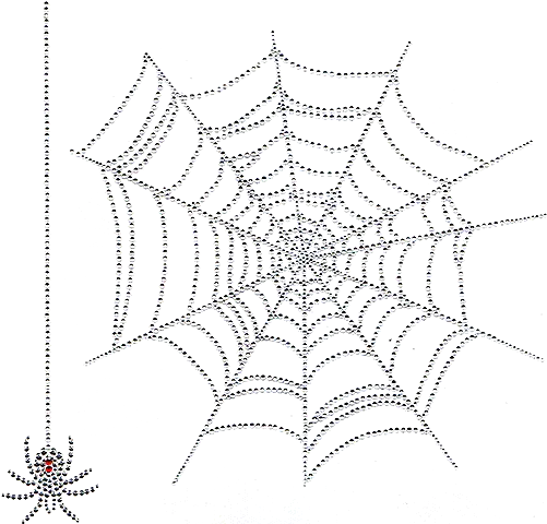 S4536 Clr Falling Spider With Crystal Web Isaacs Designs Word Web Spelling Png Spider Web Png
