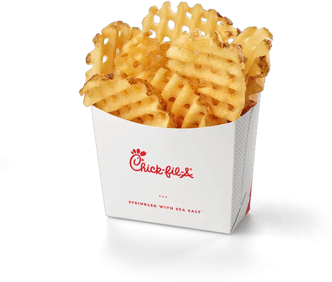 Chick Fila Waffle Potato Fries Nutrition And Description Waffle Fries Chick Fil Png French Fries Png