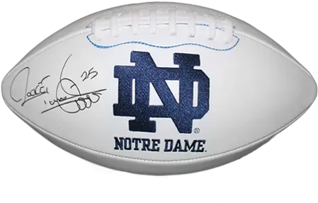 Rocket Ismail 25 Notre Dame Fighting Irish Football Jsa Football Autographed Paraphernalia Png Notre Dame Football Logo