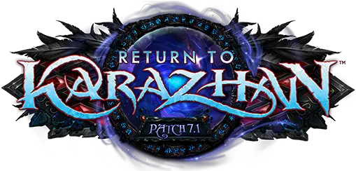 Patch 7 Return To Karazhan Logo Png Wow Warlock Icon