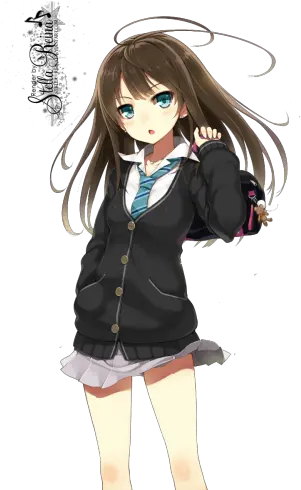 Transparent Png Images And Victor Graphics Get Anime Hd Girl With Background