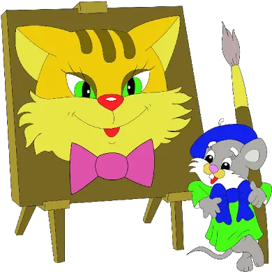 Cartoon School Animals Animals Painting Clipart Png Cute Animals Png