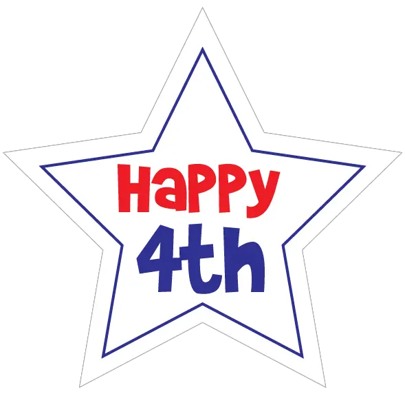 Happy 4th Of July Transparent Png Label Happy 4th Of July Png