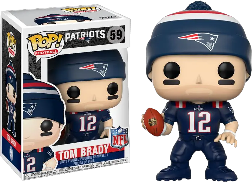 Nfl Football Tom Brady New England Patriots Color Rush Pop Vinyl Figure Tom Brady Funko Pop Png Tom Brady Png