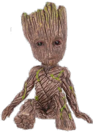 Download Hd Guardians Of The Galaxy Playfield Groot Sitting Sitting Baby Groot Png Groot Transparent