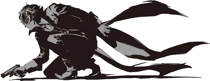 Transparent Persona 5 Protag From This Weeks Famitsu Joker Persona 5 Art Png Persona 5 Logo Png