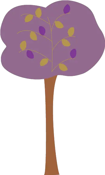 Purple Autumn Tree Clip Art Purple Autumn Tree Image Purple Tree Cartoon Png Fall Tree Png