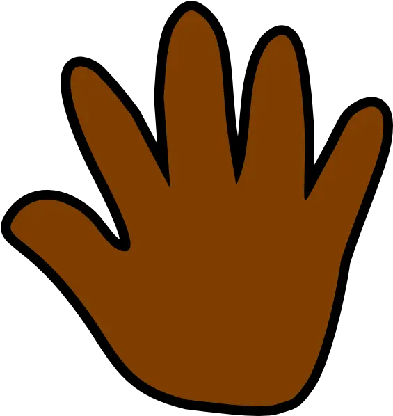 Clipart Of Brown Hand Print Free Image Brown Hand Clipart Transparent Png Hand Print Png