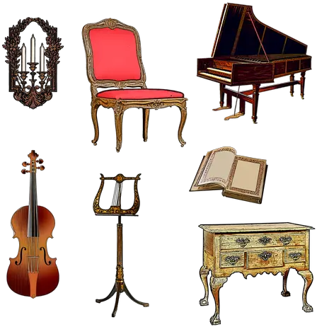 Harpsichord Violin Music Stand Transparent Png Images U2013 Free Harpsichord Png Violin Transparent