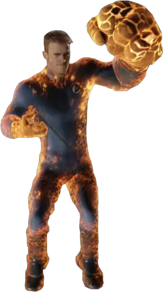 The Human Torch Psd Official Psds Fantastic 4 Human Torch Transparent Png Torch Transparent