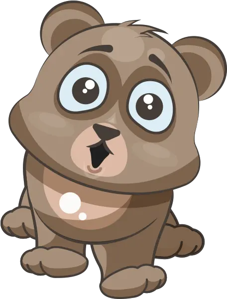 Bear Emoji Png Cuddlebug Teddy Bear Emoji Stickers Png Cuddlebug Bear Surprised Png