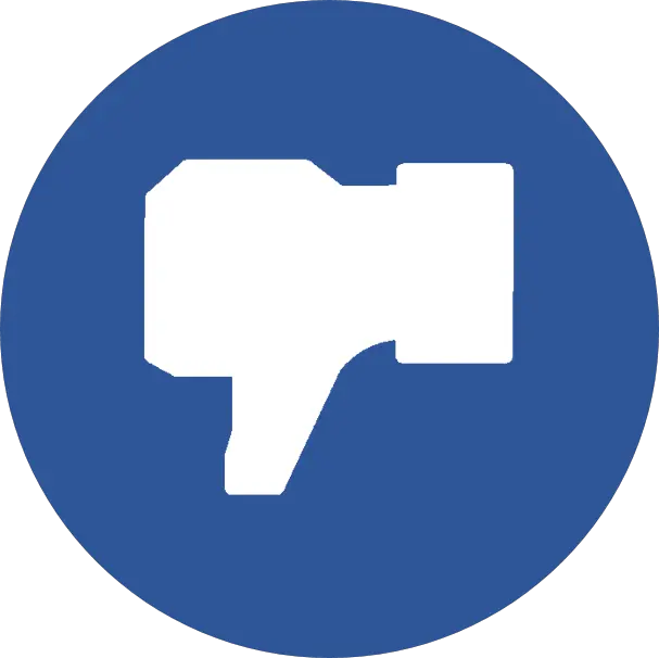 Dislike Blue Facebook Like Dislike Logo Png Facebook Like Logo