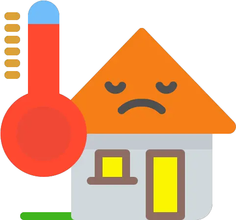 Hot House Home Temperature Angry Emoji Thermometer Home Temperature Icon Png Angry Emoji Png