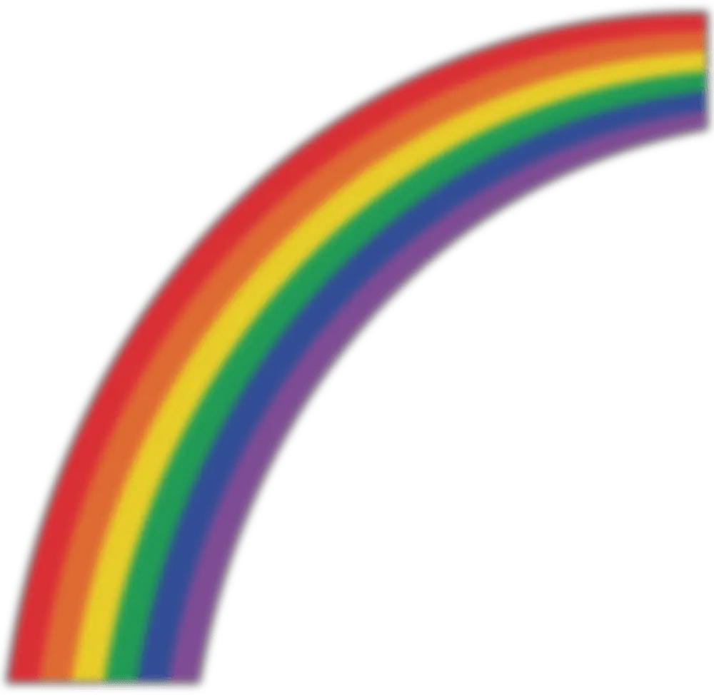 Rainbow With Clouds Png