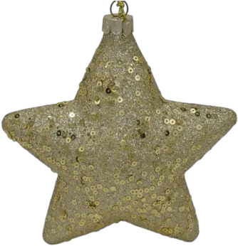 Get Gold Glitter Star Christmas Ornament In Mi Sparkly Png Glitter Star Png
