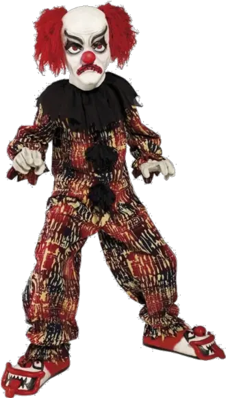 Creepy Clown Costume Png Image With No Clown Costume Kids Scary Scary Clown Png