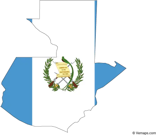 Flag Map Of Guatemala Free Vector Maps Guatemala Flag Map Png Dominican Flag Png