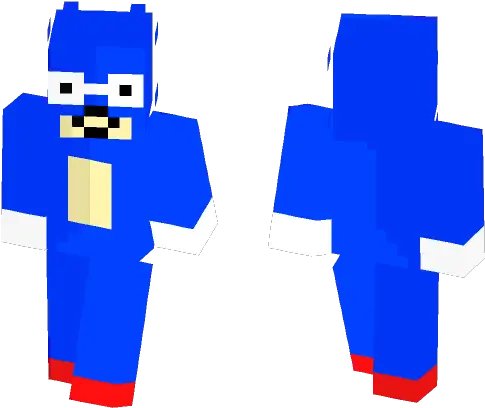 Download Sanic Minecraft Skin For Free Superminecraftskins Rick Grimes Minecraft Skin Png Sanic Png