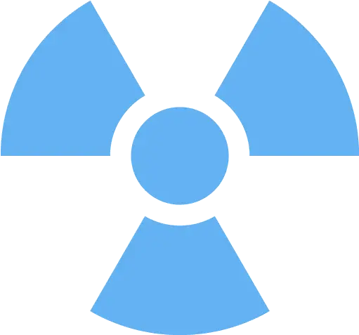 Tropical Blue Radioactive Icon Radiation In Use Sign Png Radioactive Symbol Transparent