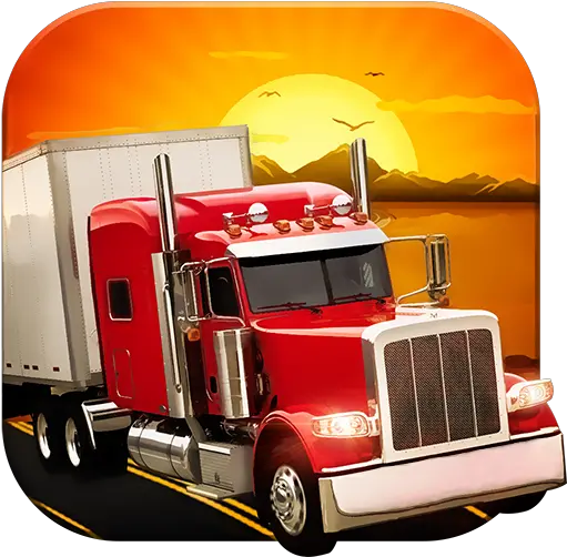 Cargo Transporter Truck Driver Simulation Apps On Google Play Peterbilt 389 Red Semi Truck Png Truck Driver Icon