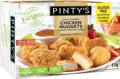Eatwell Chicken Nuggets Pintyu0027s Delicious Food Inc Gluten Free Chicken Nuggets Canada Png Chicken Nugget Png
