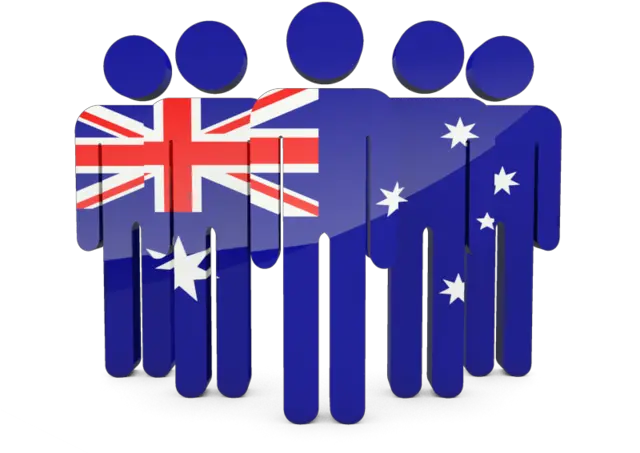Icon People With Australian Flag Png People Icon Png