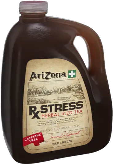 Arizona Tea Rx Stress Herbal Iced Arizona Iced Tea Png Arizona Tea Png