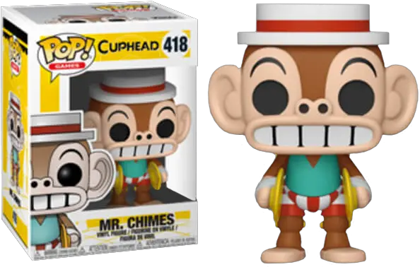 Cuphead Mr Chimes Us Exclusive Pop Vinyl Figure Bendy And The Ink Machine Funko Pop Png Cuphead Png