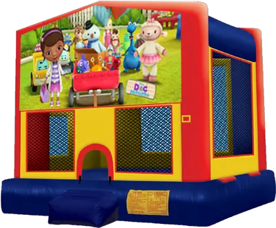 Doc Mcstuffins Modular Bounce House Inflatable Bouncer Rental Hot Wheels Bounce House Png Doc Mcstuffins Png