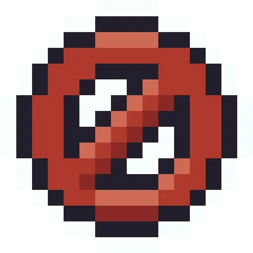 Forbidden Icon Mario Pixel Icon Collection Pixel Art Ender Pearl Png Banned Png