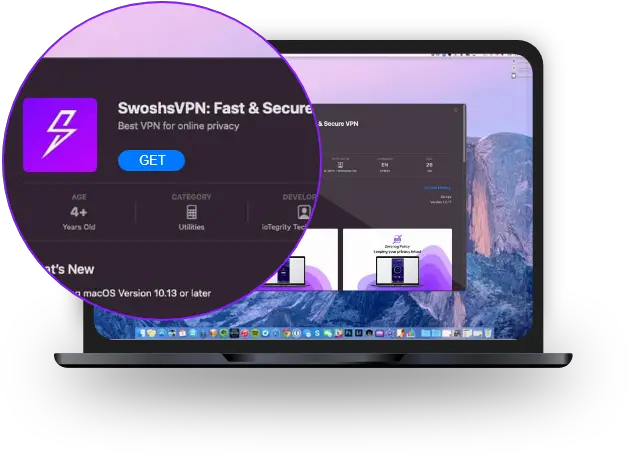 Download The Best Vpn For Macos Swoshsvpn Horizontal Png Mac Os Sierra Icon Pack