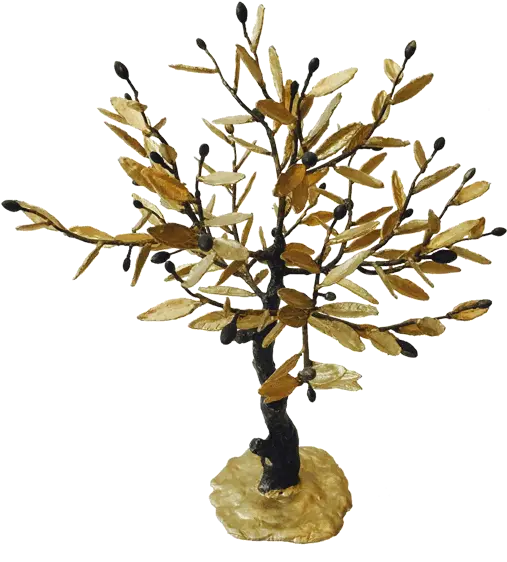 Download Hd Bronze Olive Tree Bonsai Transparent Png Image Houseplant Olive Tree Png