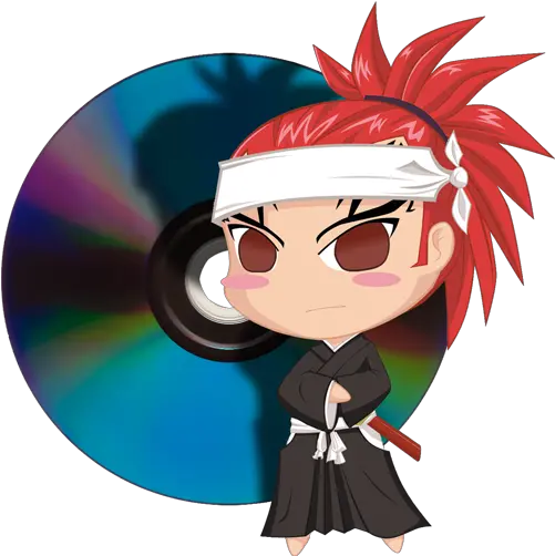 Bleach Chibi Renji Disc Rukichen Png Icons Free Download Bleach Chibi Bleach Png