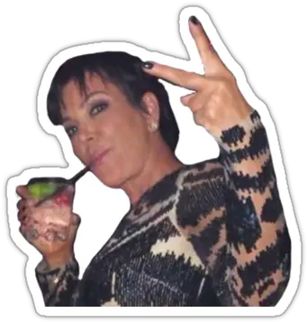 Kris Jenner Sticker Kris Jenner Sticker Png Kylie Jenner Transparent