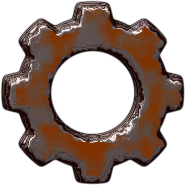 Gear Rusty Gears Transparent Background Clipart Full Rusted Gears Cartoon Png Gears Transparent