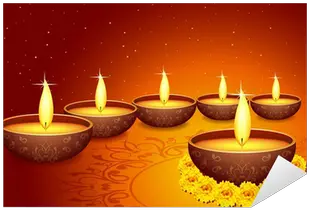 Sticker Vector Illustration Of Holy Diya For Diwali Festival Beautiful Diwali Diyas Png Diwali Lamp Icon Gif