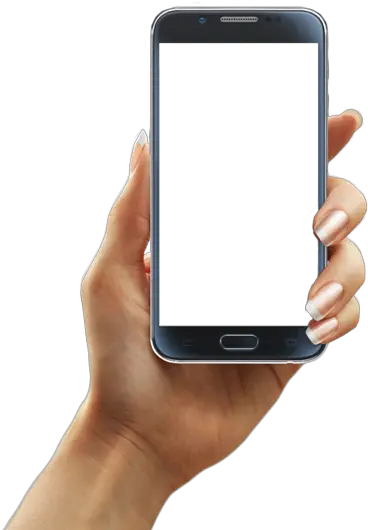Create Impressive Looped Videos From Android Phone Png With Hand Hand With Phone Png