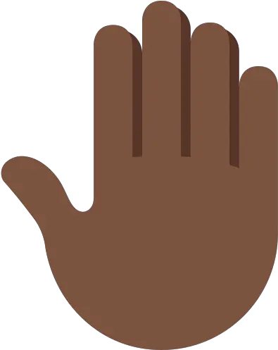Hand Emoji With Dark Skin Tone Meaning Munden Point Park Png Hand Emoji Png