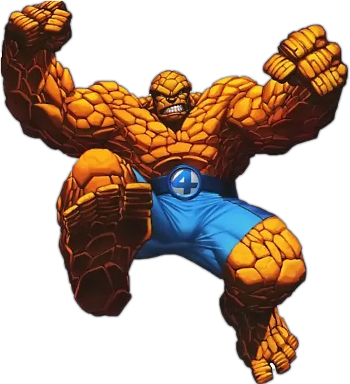 Thing Marvel Download Free Png Play Comic The Thing Fantastic Four Marvel Png