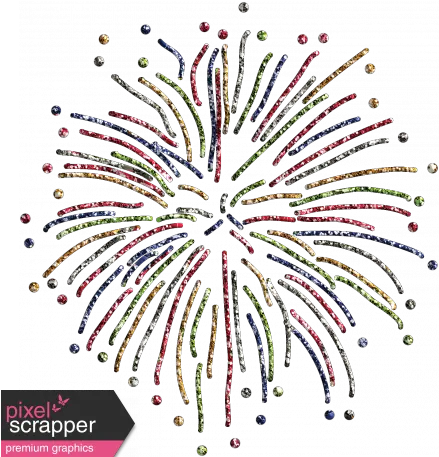 Independence Colorful Fireworks Graphic By Janet Scott Pastel Polka Dot Png Gold Fireworks Png