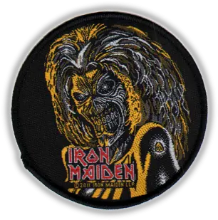 Iron Maiden Killers Patch Round Eddie Iron Maiden Png Iron Maiden Logo Png