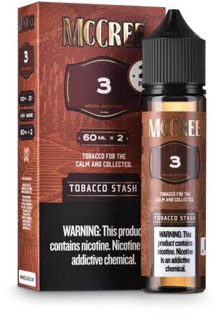 Mccree Tobacco Stash 2 Pack 120mls Eye Liner Png Mccree Png