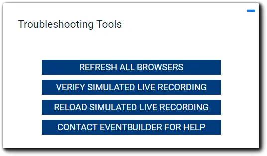 Guide To Eventbuilderu0027s Streaming Console French Preschool Schedule Png Refresh Icon Bottom Right