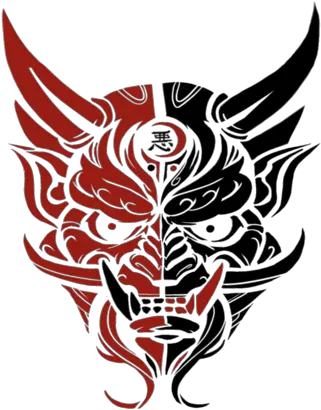 Sweatshirt Oni Mask Illustration Png Oni Mask Png