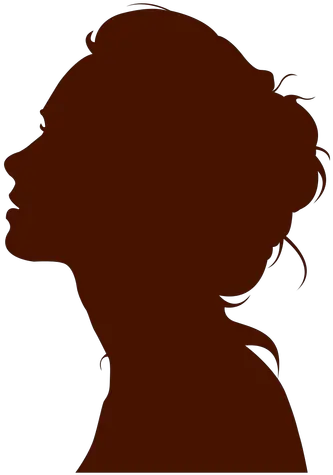 Png Silhouette Woman Head Transparent Woman Head Profile Silhouette Sexy Woman Png