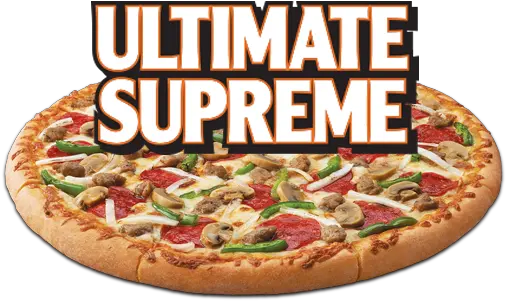 Download Hd Ultimate Supreme Pizza 11 Ultimat Supreme Ultimate Supreme Little Caesars Menu Png Little Caesars Png