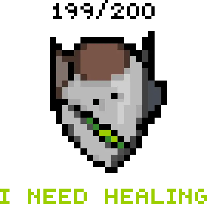 Download Genji Needs Healing Genji Full Size Png Image Banana Pixel Art Grid Genji Icon Png