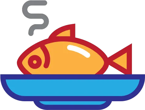 Fried Fish Meal Kitchen Food Icon Lunchdish Food Fish Icon Png Fish Icon