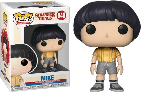 Stranger Things S3 Mike Pop Funko Png